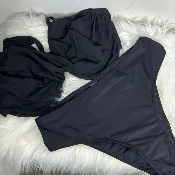 2Bamboo Black Bikini set - Picture 1 of 7